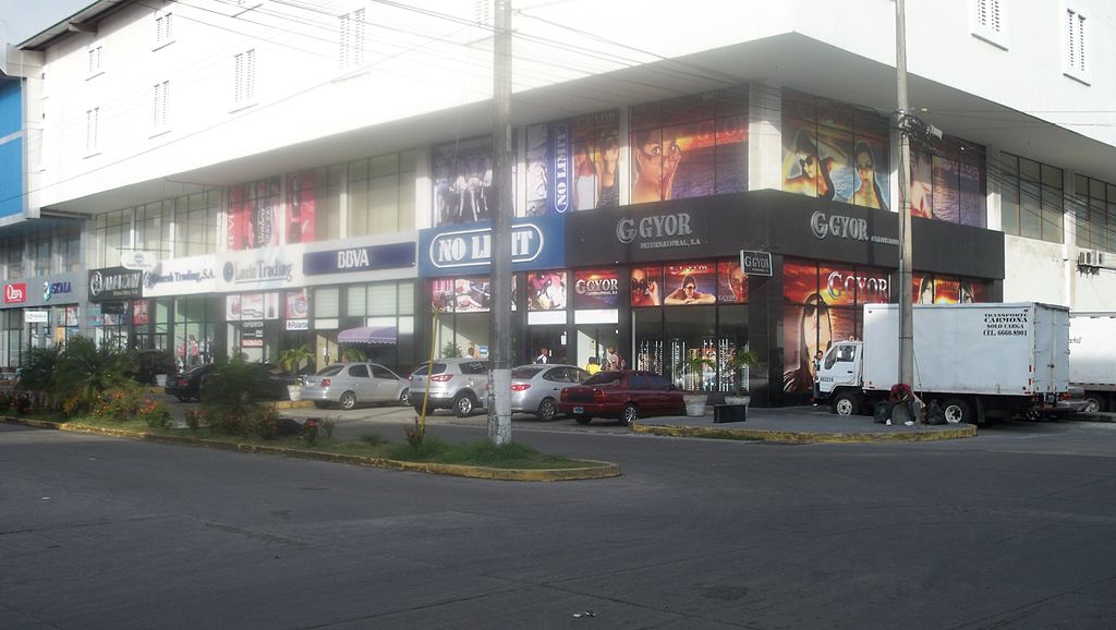 Shops at the Colón Free Zone in Panama
