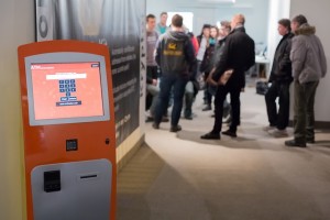 Bitcoin ATM at Bitcoin Decentral in Toronto, Canada. 