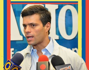 Venezuela opposition leader Leopoldo López has been jailed for more than a year in the Ramo Verde military prison.