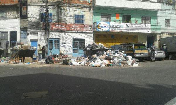Corners and empty spaces have become permanent dumps in the Libertador district of Caracas, Venezuela. 