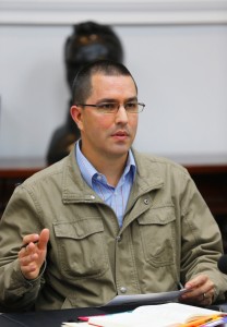 Jorge Arreaza, Venezuelan vice president, was booed in Montevideo during Vázquez inauguration (Flickr)