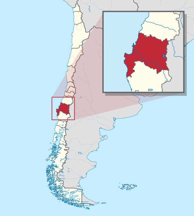 Región del Biobio en Chile.
