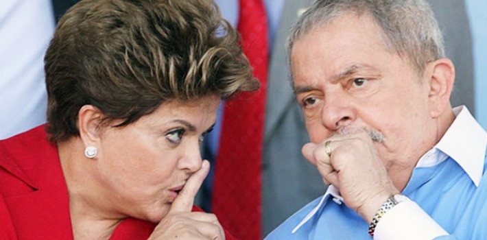 Dilma Rousseff y Lula da Silva