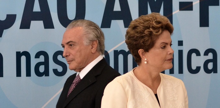 El vicepresidente Michel Temer prepara el terreno ante una posible destitutición de la presidenta Dilma Rousseff. (Caue Rodrigues)