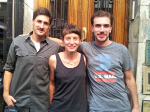 Fernando XXX, Julieta Romano y Nicolás Parziale fundaron HoyPido a mediados de 2014. (HoyPido)