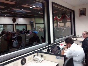 Las oficinas de prensa, pegadas al plenario, ofrecen comodidad a lo periodistas. (PanAm Post))