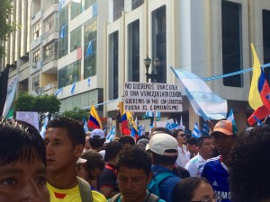 Miles de guayaquileños manifestaron por un Ecuador más libre. (PanAm Post)