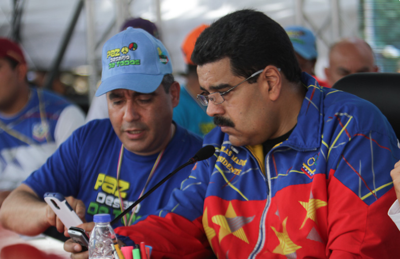 Maduro signed the disarmament plan during a ceremony for International Peace Day.