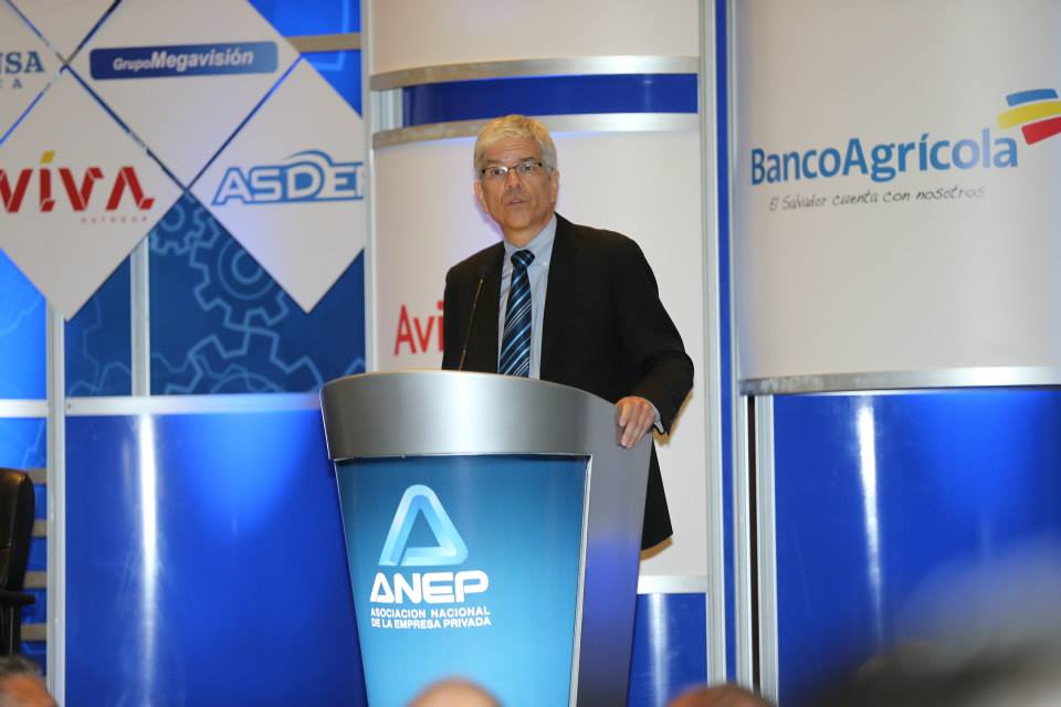 Paul Romer durante su conferencia en el ENADE