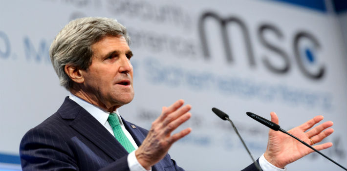 Secretario de Estado de los Estados Unidos, John Kerry, a quien las Farc solicitó la liberación de Simón Trinidad