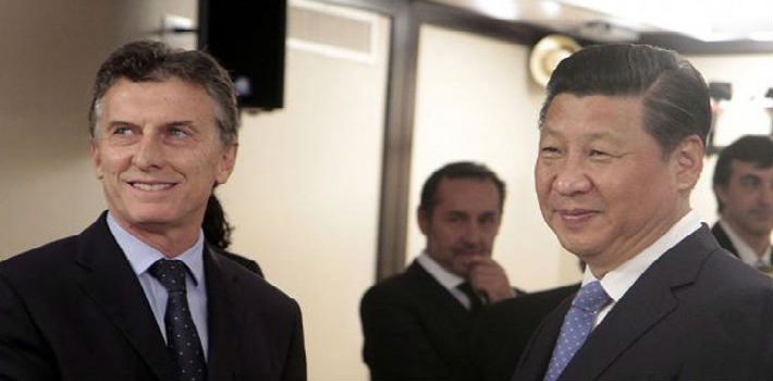 Macri calificó de "excelente" elencuentro que sostuvo con su par chino, Xi Jinping (Télam)
