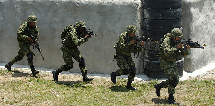 Miembros de las Fuerzas Especiales de Colombia