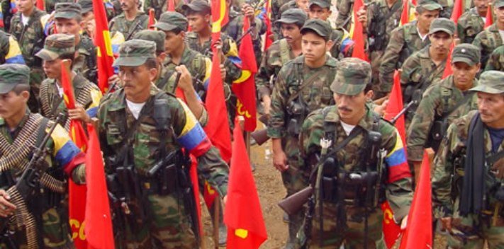Venezuela serves as a hideout and source of mineral resources to the Colombian guerrilla FARC.