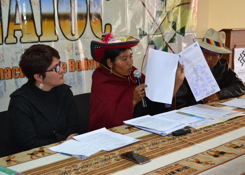 Residents of 11 Bolivian municipalities signed the petition. 