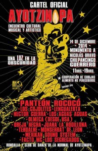 A concert planned in solidarity for Ayotzinapa's missing students ended in a violent confrontation with Mexican police.
