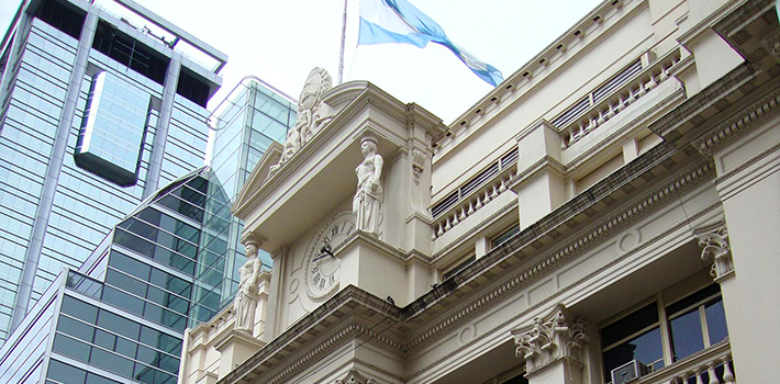Edificio del Banco Central de la República Argentina. Fuente: Wikipedia.