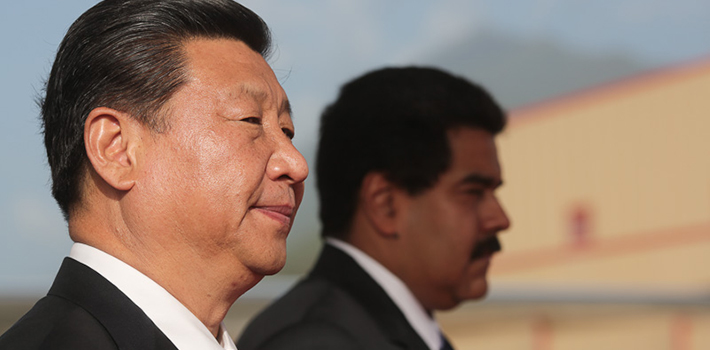 Chinese president Xi Jinping during his recent visit to Venezuela.