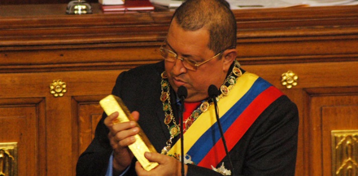 En 2011, Hugo Chávez repatrió el oro en bancos internacionales. Ahora se vuelve a ir con destino incierto (Noticias 24)