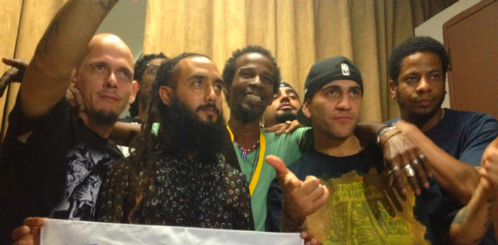 Los artistas del hip hop se presentó este jueves en Panamá para llevar un mensaje alternativo sobre la expresión del pueblo cubano. (PanAm Post)
