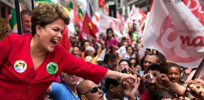 Dilma Rousseff, del Partido de los Trabajadores, gobernará Brasil hasta 2019. 