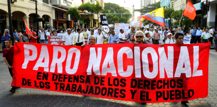 Organizaciones de trabajadores, indígenas, jubilados, médicos, entre otros; protestarán juntas en contra del Gobierno de Rafael Correa este jueves 13 de agosto. (Ecuavisa)