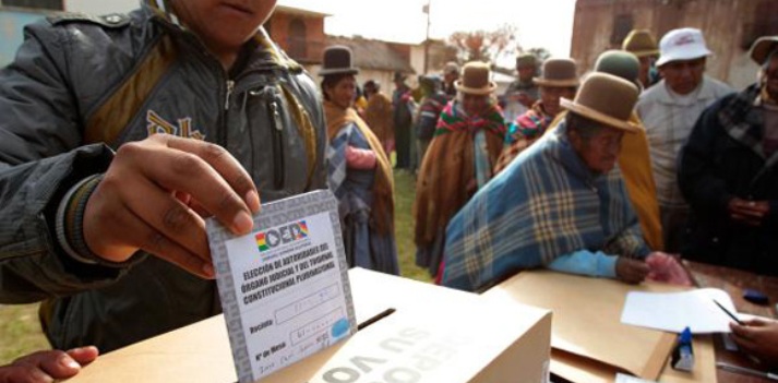 En las elecciones bolivianas participó un 80% del padrón electoral (La Radio del Sur)