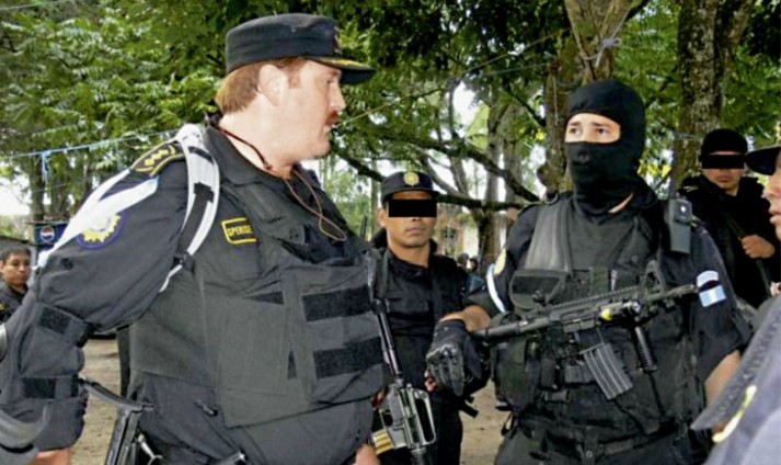 Former Guatemala police chief Erwin Sperisen was rarely seen without being armed to the teeth.