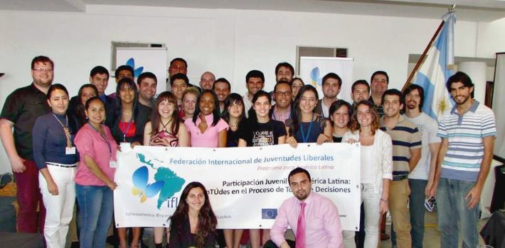 El seminario contó con las presencia de representanes juveniles liberales de 16 países de América y Europa. (IFLY)