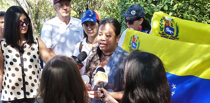 María Laura Liscano lamenta el acoso del régimen de los Castro a los opositores venezolanos. (Terra)