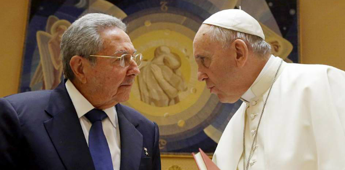 Pope Francis legitimizes Castro's populist manipulation of Catholicism.