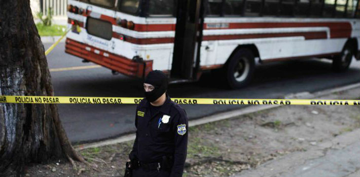 Authorities have deployed heavily armed soldiers to protect bus drivers from gang attacks in the streets of El Salvador. 
