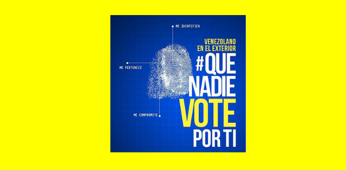 A Venezuelan NGO launched a campaign to prevent people voting more than once using different IDs (<em>PanAm Post</em>)