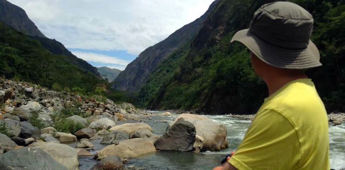 Despite being in a declared protected area, the Urubamba River, known as the 