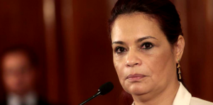 Guatemalan Vice President Roxana Baldetti resigned from office in May 2015. 