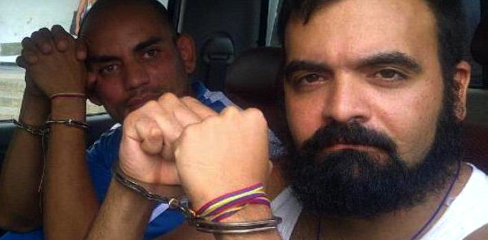 Alexander "El Gato" Tirado and Raúl Emilio Baduel have been sentenced to eight years in prison in Venezuela, but protest their innocence.