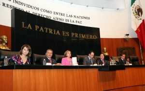 La procuradora Arely Gómez compareció ante el Senado para responder sobre su gestión. (Procuraduría General de México).