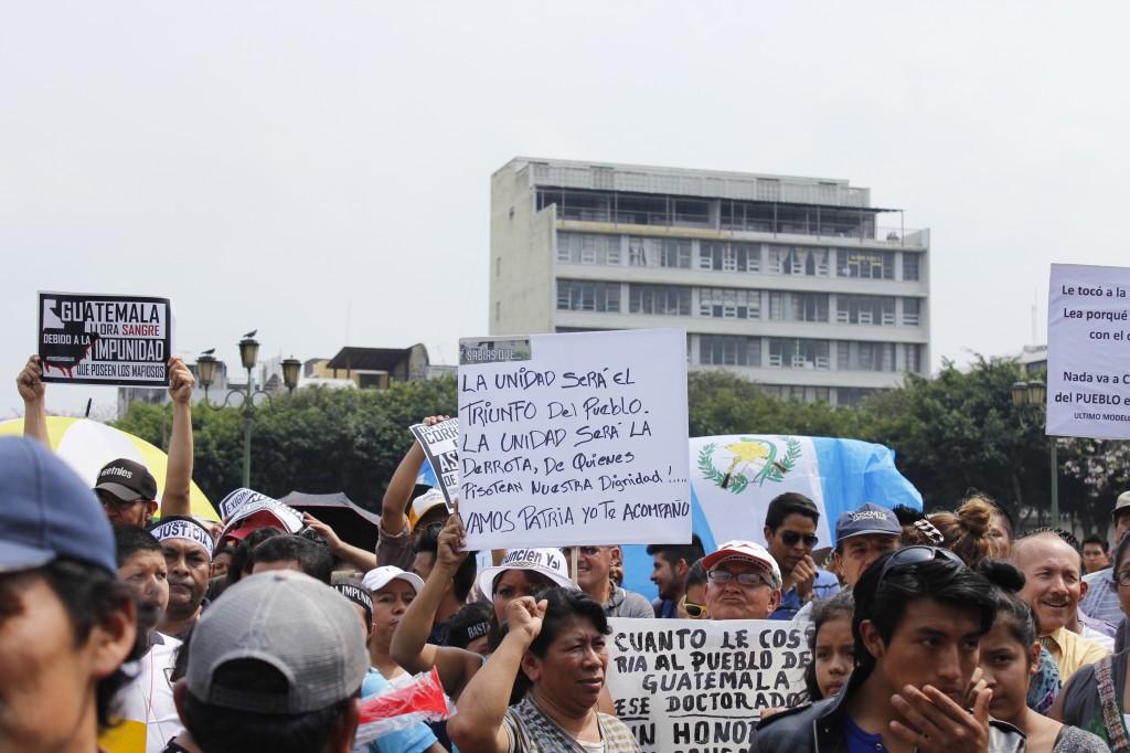 Protests in Guatemala