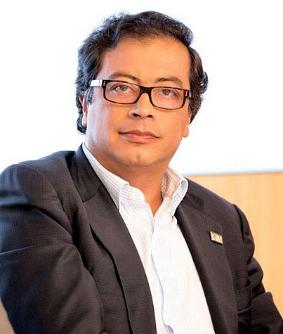 El exguerrillero y alcalde de Bogotá desde 2012, Gustavo Petro.