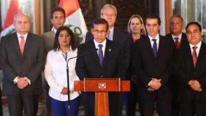 Peruvian President Ollanta Humala denied allegations he illegally spied on the vice president and opposition politicians.