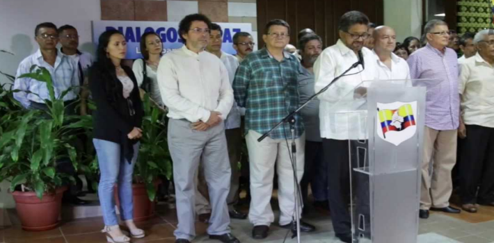 Delegación de las Farc en los diálogos de paz en La Habana, Cuba (YouTube)