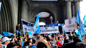 "El guatemalteco demostró a América Latina que 'votar es manifestar'" - Pedro Cruz (Jóvenes por Guatemala)