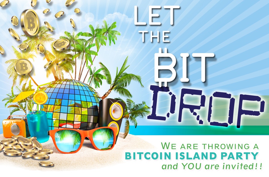 La fiesta Let The Bit Drop convocará a la población de toda una isla del Caribe a conocer el Bitcoin.