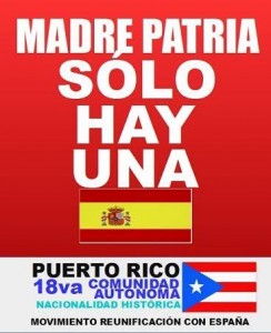 Fuente: Reunificación de Puerto Rico con España.