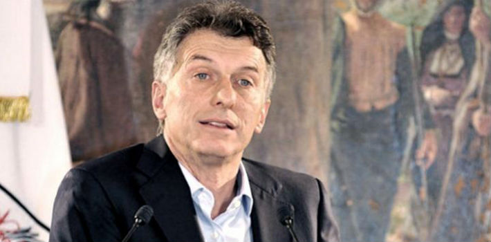 Mauricio Macri dijo que el objetivo crear más trabajo," pero no imponiendo leyes" (Télam)