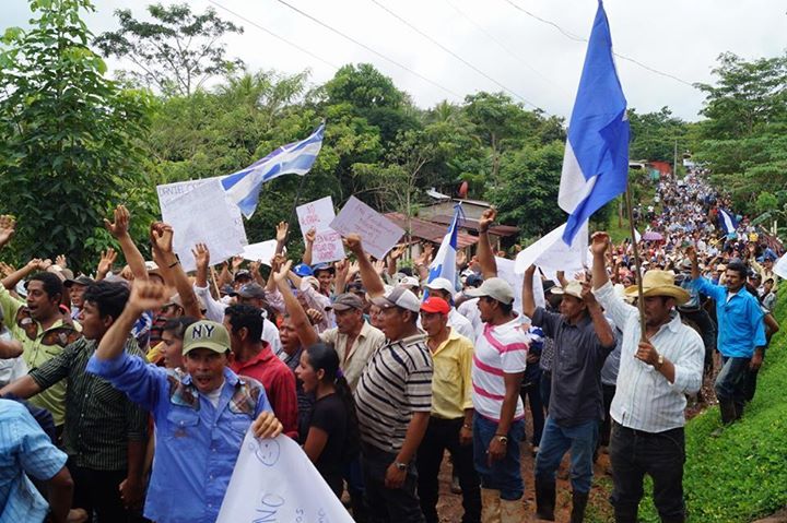 Residents of Rivas and other towns near the proposed Nicaraguan Canal's construction route have been protesting against the expropriation of their property for the last two months.