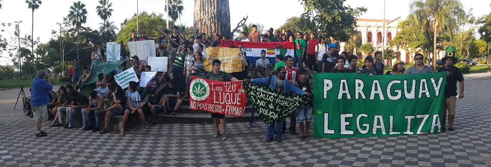 The Legalize Paraguay group organized a day of concerts and the sale of cannabis products outside the capital's Congress building.