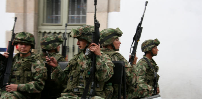 Los soldados estarían siendo desplazados por bandas criminales dedicadas al narcotráfico (YouTube)