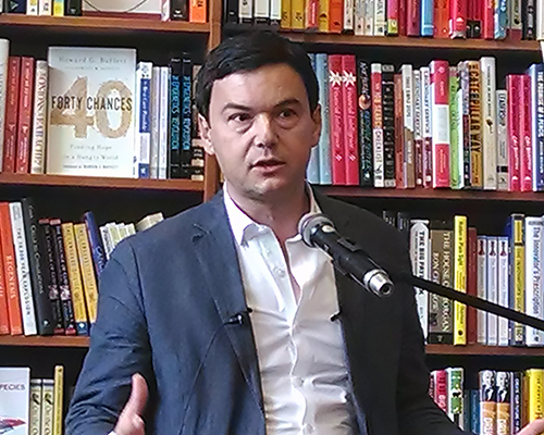 El economista francés Thomas Piketty en Cambridge, Massachusetts