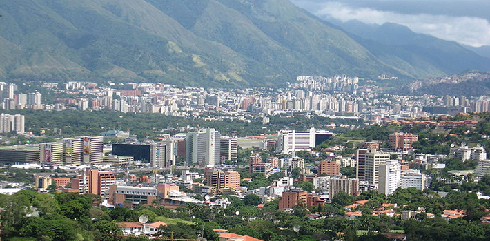 Middle and upper-class areas in Caracas suffer from a lack of public services.