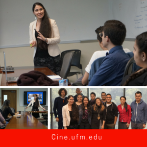 Yoani Sánchez convivió dos semanas con alumnos y profesores de la Universidad Francisco Marroquín. (Escuela de Cine y Artes Visuales)